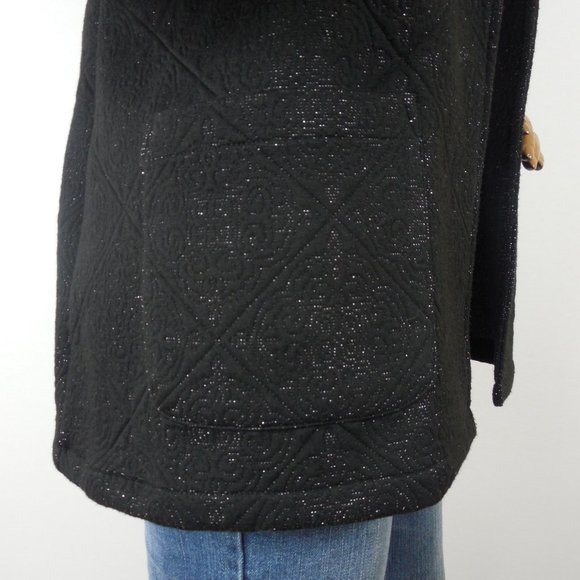 CHICO'S XL Sz 3 Black Cardigan Jacket Stretch - Picture 6 of 10
